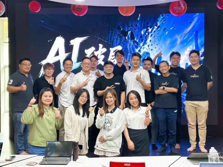 AI class group photo